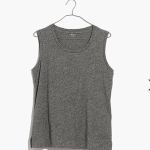 Whisper Cotton Crewneck Muscle Tank